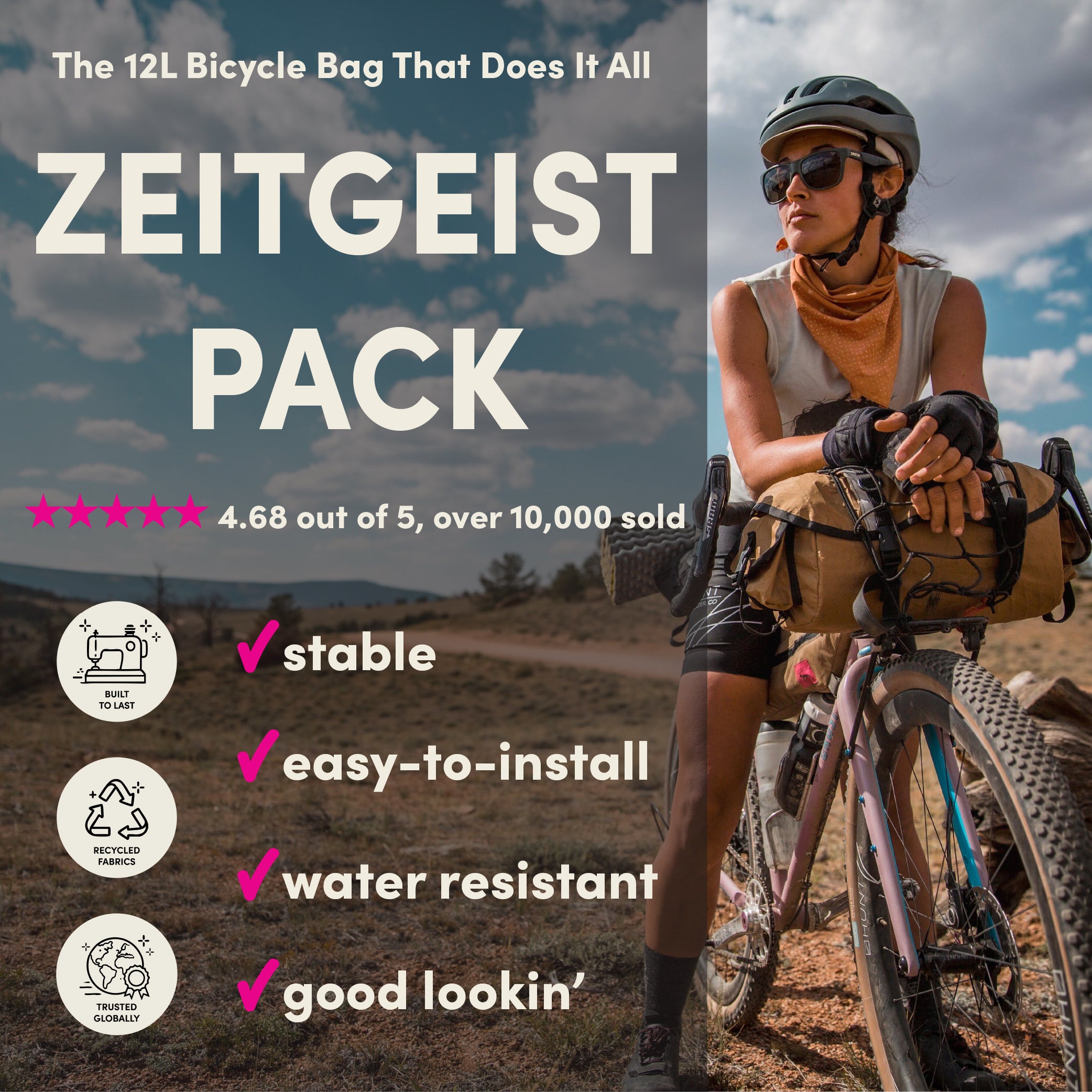 The Elwha Pack: Hip Pack | Handlebar Bag | Bedroll Harness – Swift